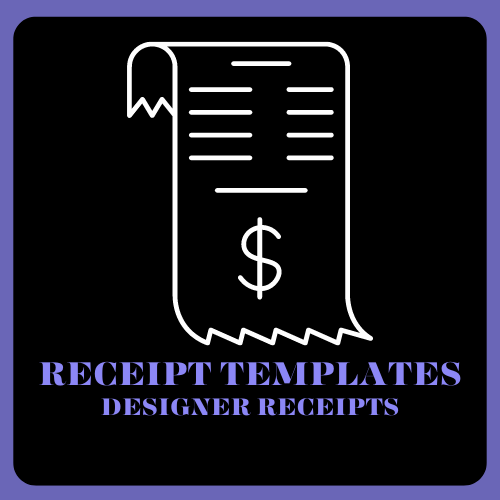 RECEIPT TEMPLATES
